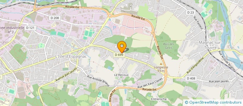 localisation de l'entreprise COHABITAT  L'ISLE-D'ESPAGNAC