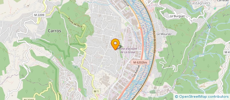 localisation de l'entreprise COHANDA à CARROS