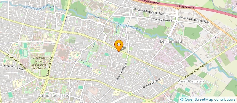 localisation de l'entreprise COHAPE  LE HAILLAN