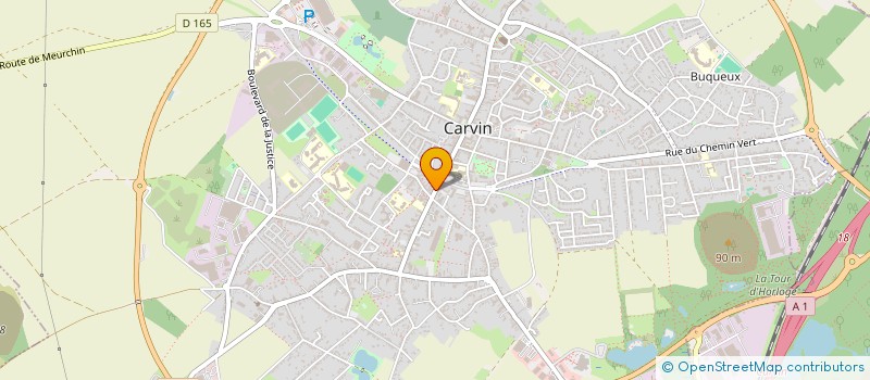localisation de l'entreprise COHECAM  CARVIN