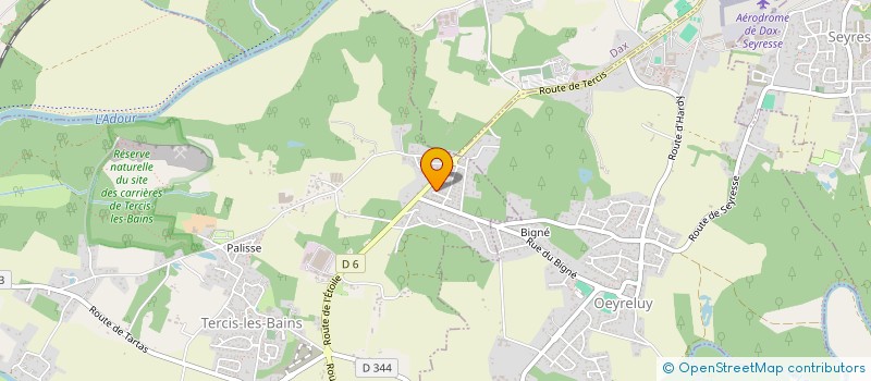 localisation de l'entreprise COHELICS 5  TERCIS-LES-BAINS