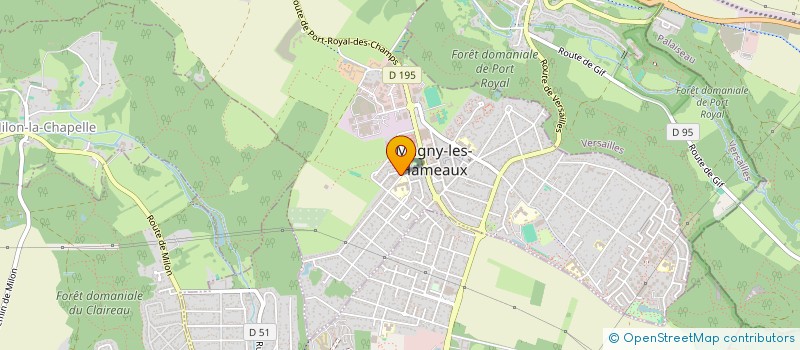 localisation de l'entreprise COHEN IMMOBILIER  MAGNY-LES-HAMEAUX