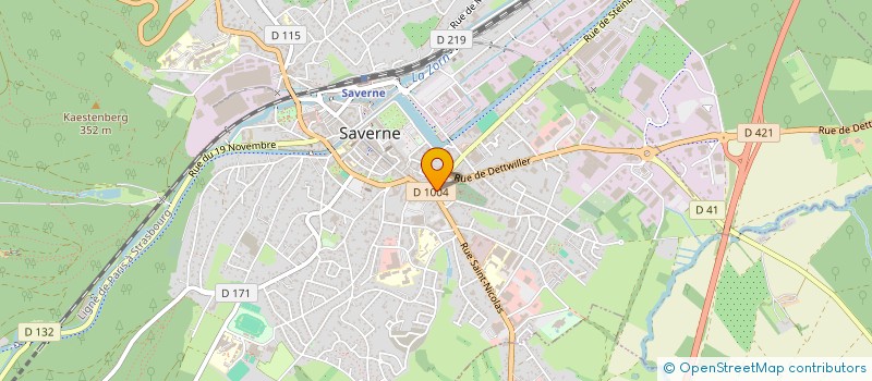 localisation de l'entreprise COHEN MICHELINE ET TRESCH FABIENNE à SAVERNE