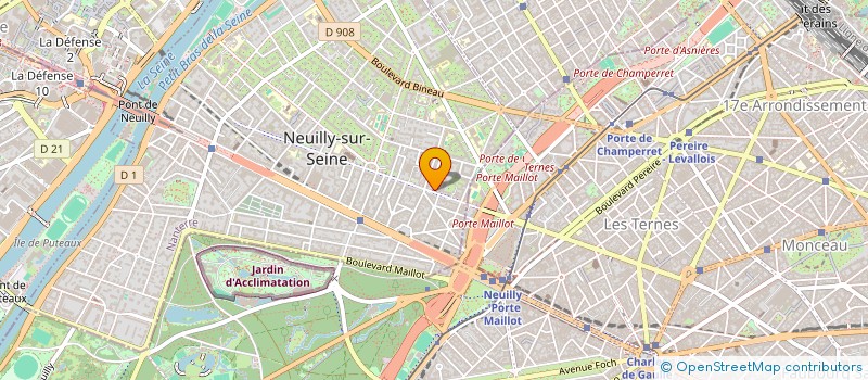 localisation de l'entreprise COHEN MOULY à NEUILLY-SUR-SEINE