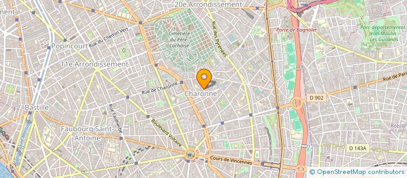 localisation de l'entreprise COHERENCE CONSEILS ET PARTICIPATIONS  PARIS