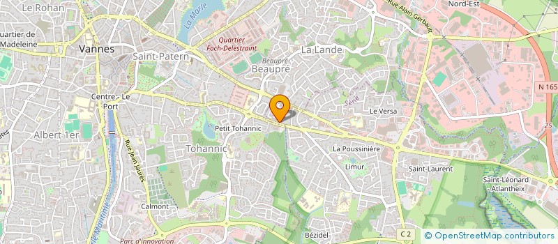 localisation de l'entreprise COHERENCE HABITAT  SENE