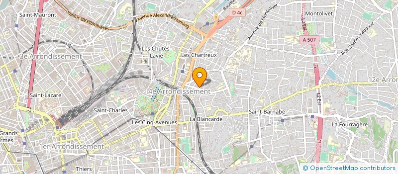 localisation de l'entreprise COHERENCES à MARSEILLE