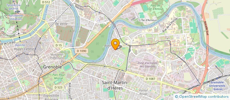 localisation de l'entreprise COHERESANSE  SAINT-MARTIN-D'HERES