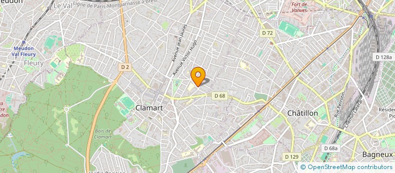 localisation de l'entreprise COHERSENS CONSEIL  CLAMART