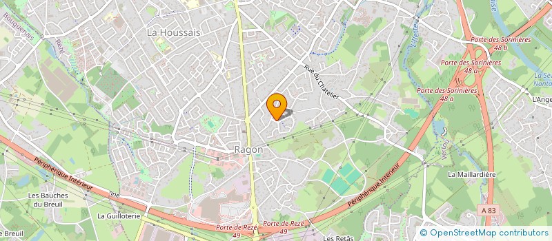 localisation de l'entreprise COHESIA CONSEIL  REZE