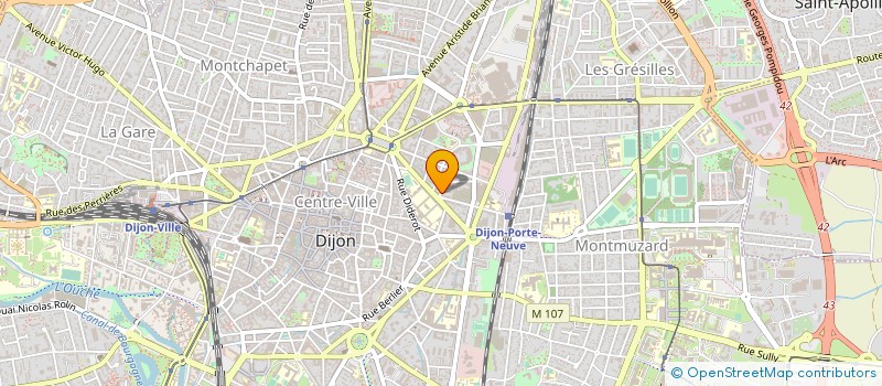 localisation de l'entreprise COHESIO à DIJON