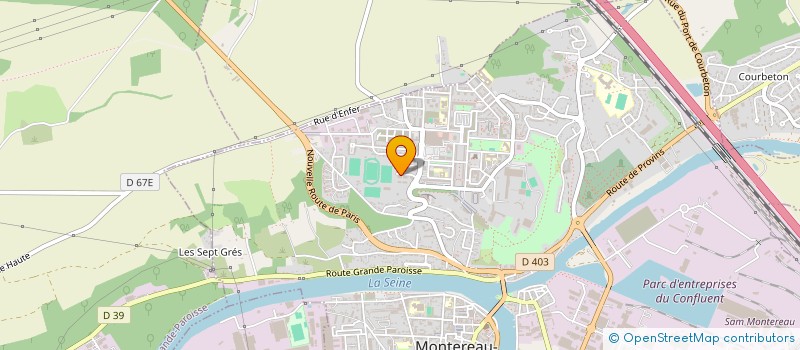 localisation de l'entreprise COHESIO  MONTEREAU-FAULT-YONNE