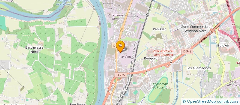 localisation de l'entreprise COHESION  LE PONTET