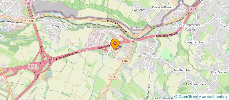 localisation de l'entreprise COHESION COMMERCE  ARCHAMPS