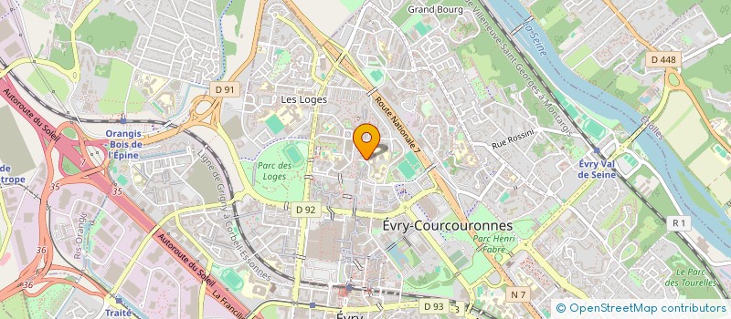 localisation de l'entreprise COHESION ET DEVELOPPEMENT SOCIAL  EVRY-COURCOURONNES