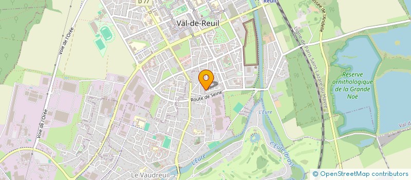 localisation de l'entreprise COHESION PATRIMOINE  VAL-DE-REUIL