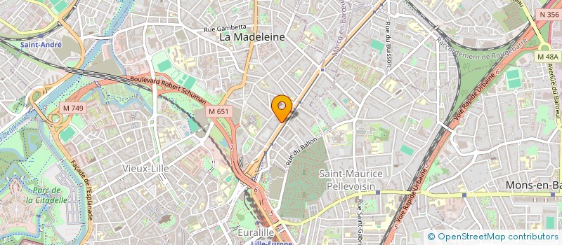 localisation de l'entreprise COHIBA INVESTISSEMENTS à LA MADELEINE