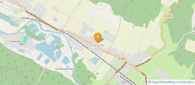 localisation de l'entreprise COHIN CONSTRUCTION à CLEF VALLEE D'EURE