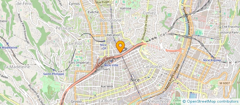 localisation de l'entreprise COHLIN à NICE