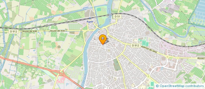 localisation de l'entreprise COHORTES URBANAE  AGDE