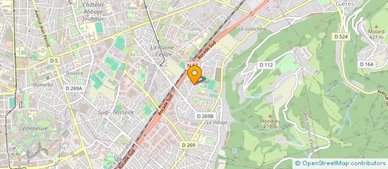 localisation de l'entreprise COHORTIS  SAINT-MARTIN-D'HERES