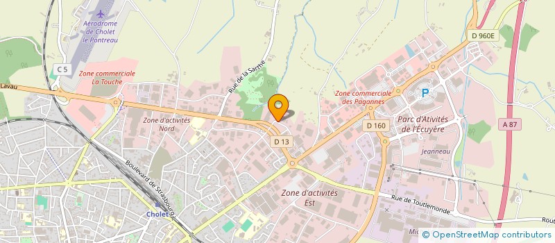 localisation de l'entreprise COHORTIS TEAM à CHOLET