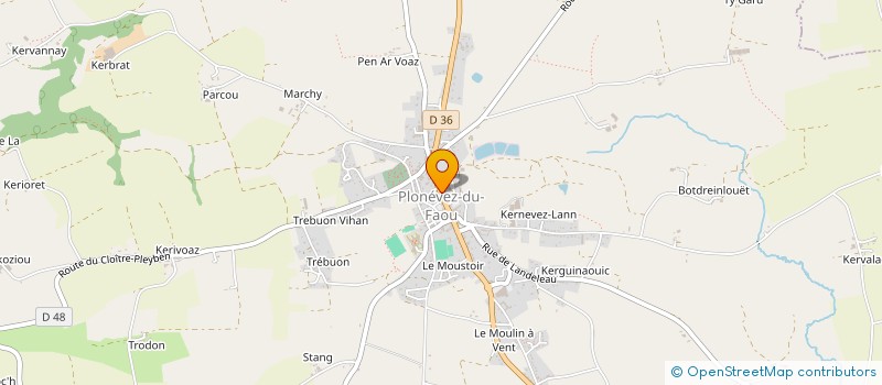 localisation de l'entreprise COHU  PLONEVEZ-DU-FAOU