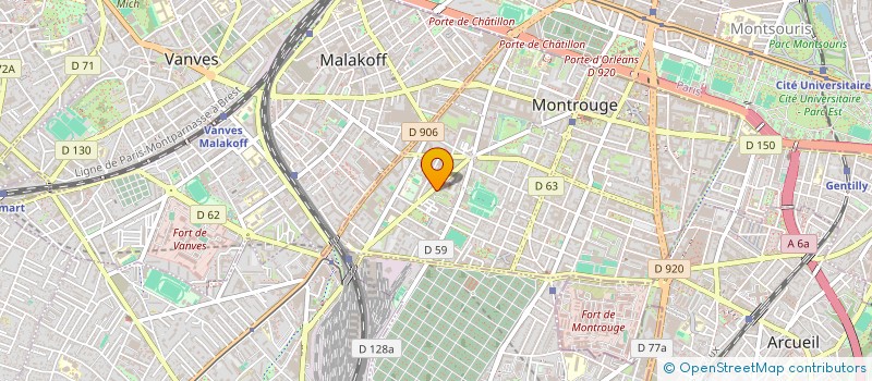 localisation de l'entreprise COHVIGNP  MONTROUGE