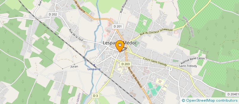 localisation de l'entreprise COIF 24  LESPARRE-MEDOC