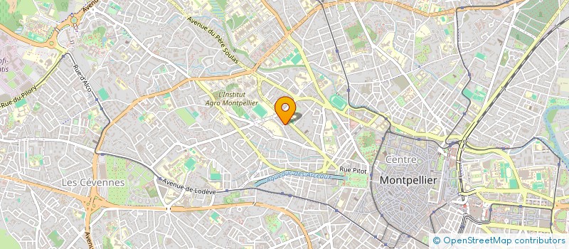 localisation de l'entreprise COIF ASTRUC à MONTPELLIER