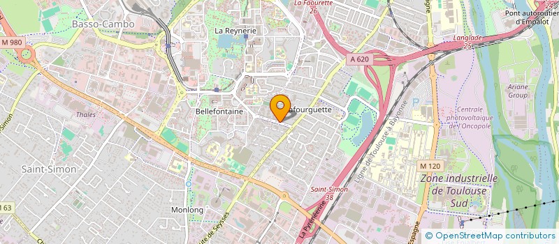 localisation de l'entreprise COIF'CASH EXPRESS  TOULOUSE