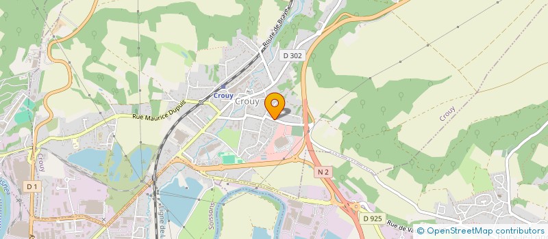 localisation de l'entreprise COIF CROUY  CROUY