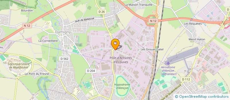 localisation de l'entreprise COIF EL'LUI à ALENCON
