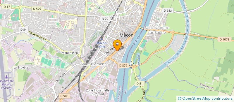 localisation de l'entreprise COIF HERRIOT à MACON