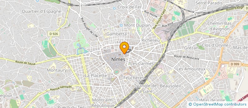 localisation de l'entreprise COIF.LOOK  NIMES