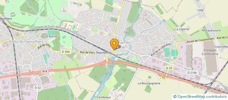 localisation de l'entreprise COIF'MAGHREB  OZOIR-LA-FERRIERE