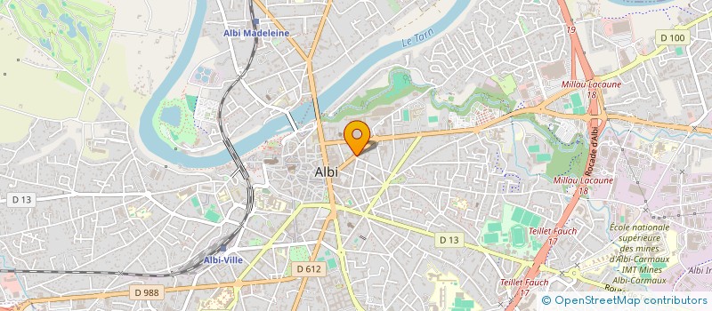 localisation de l'entreprise COIF PERFECT à ALBI