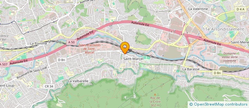 localisation de l'entreprise COIF3 à MARSEILLE