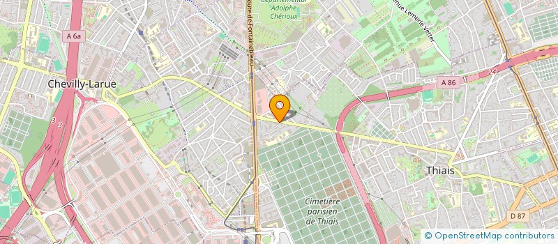 localisation de l'entreprise COIFF  101  THIAIS