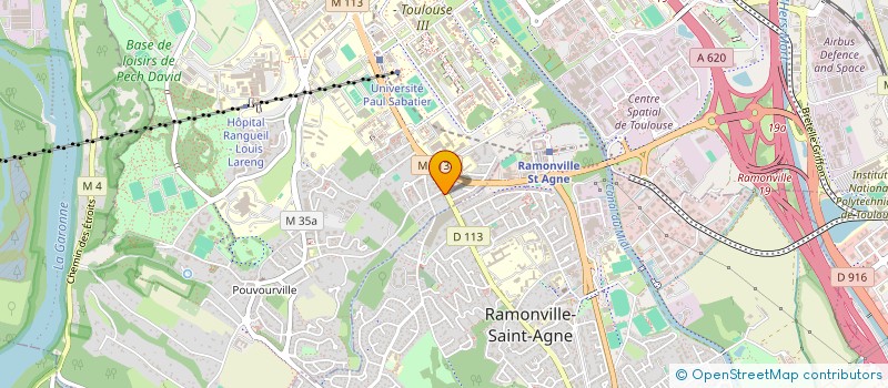 localisation de l'entreprise COIFF'5 à TOULOUSE