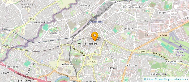 localisation de l'entreprise COIFF à ANNEMASSE