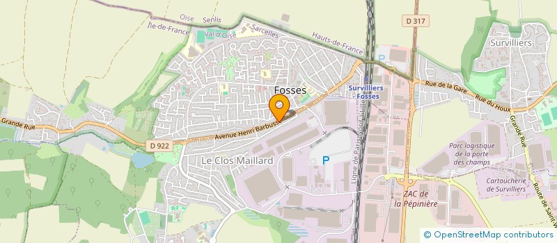 localisation de l'entreprise COIFF 95  MARLY-LA-VILLE