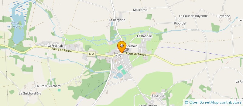 localisation de l'entreprise COIFF'ACTU ELLE ET LUI  VAY