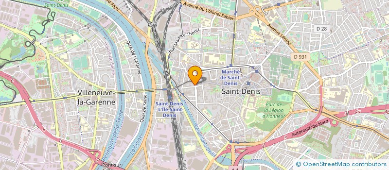 localisation de l'entreprise COIFF ACTUEL à SAINT-DENIS