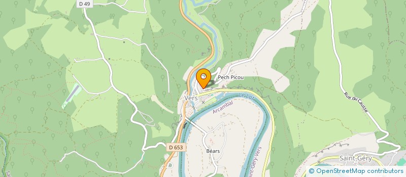 localisation de l'entreprise COIFF'AIR à MILLAU