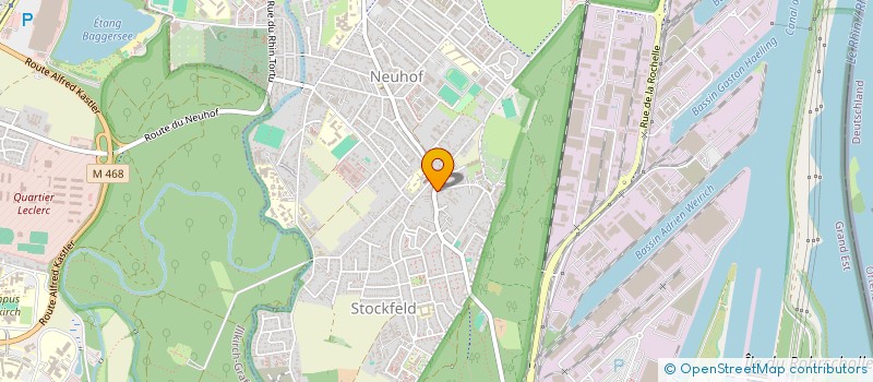 localisation de l'entreprise COIFF'ANGE à STRASBOURG