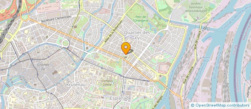 localisation de l'entreprise COIFF ART à STRASBOURG
