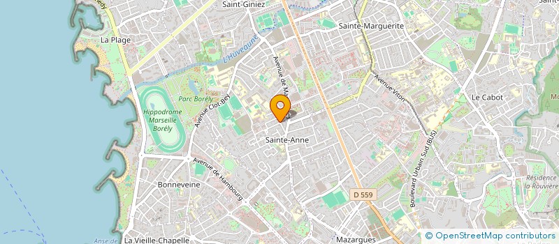 localisation de l'entreprise COIFF & BEAUTY CONCEPT à MARSEILLE 8EME