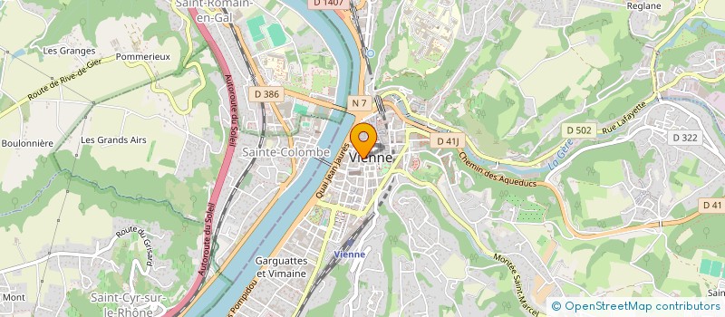 localisation de l'entreprise COIFF'ELLE COIFF'IL  VIENNE