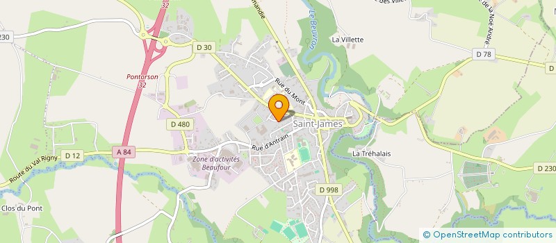 localisation de l'entreprise COIFF'EMOI 50  SAINT-JAMES